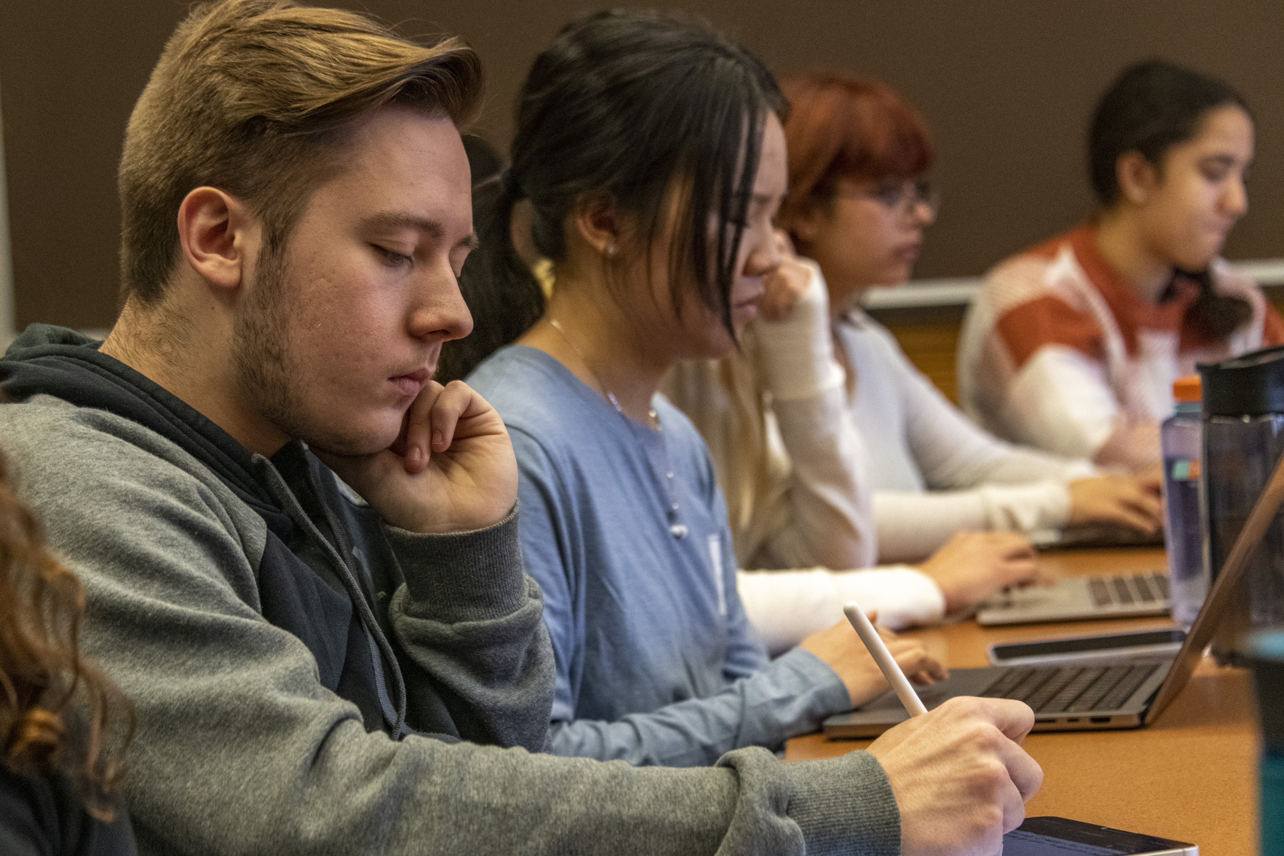 A photograph of UChicago students engaged in a course