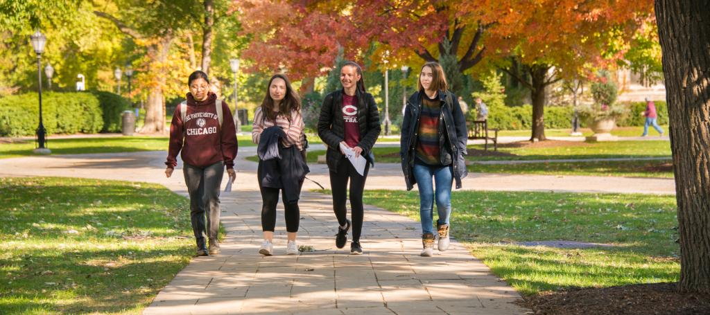 Students in the Quad